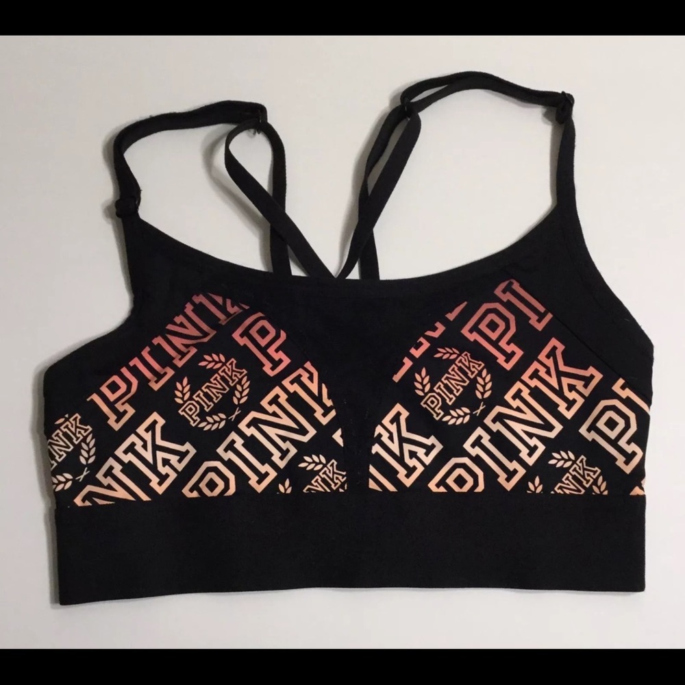 Victoria's Secret PINK Strappy Back Sport Bra XS